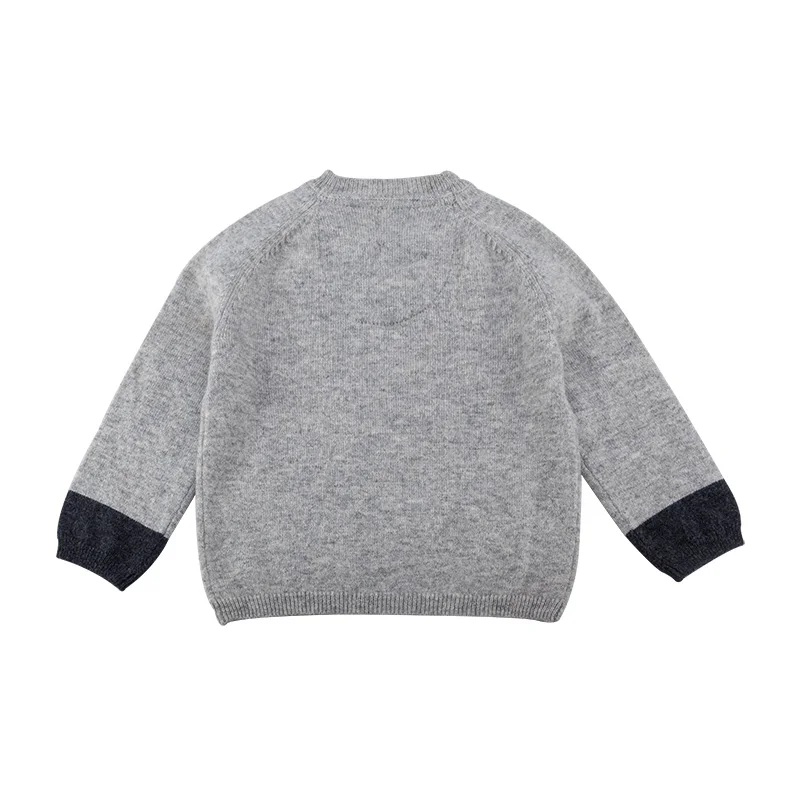 custom logo OEM ODM wholesale fashion kids  cashmere knitwear top children pullover baby knit sweater