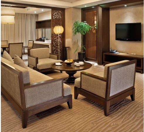Custom Made Hotel Apartment Wooden Luxury Lobby Modern 5 Star Bedroom Room Furniture Set Hotel furniture