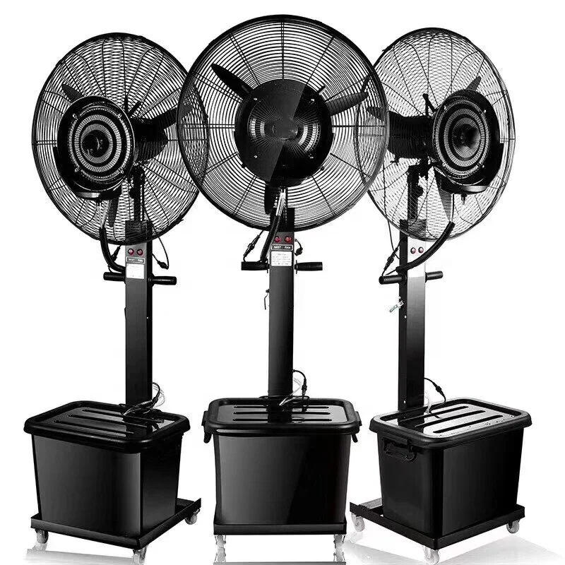2024 manufacturer Wholesale mist fan with water tank cooling fan industrial air cooling out door mist fan  PL