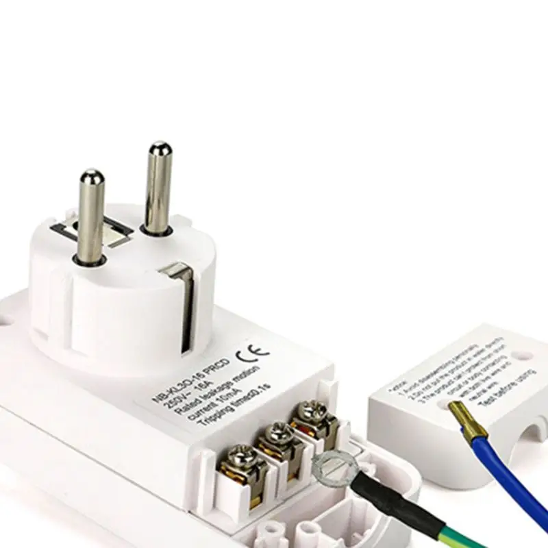 Предохранительная розетка EU16A, адаптер, противоударный выключатель, выключатель цепи, штепсельная вилка