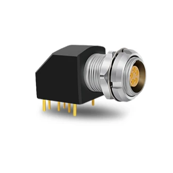 raymo circular push pull connector panel mount socket 6pin way female pcb socket