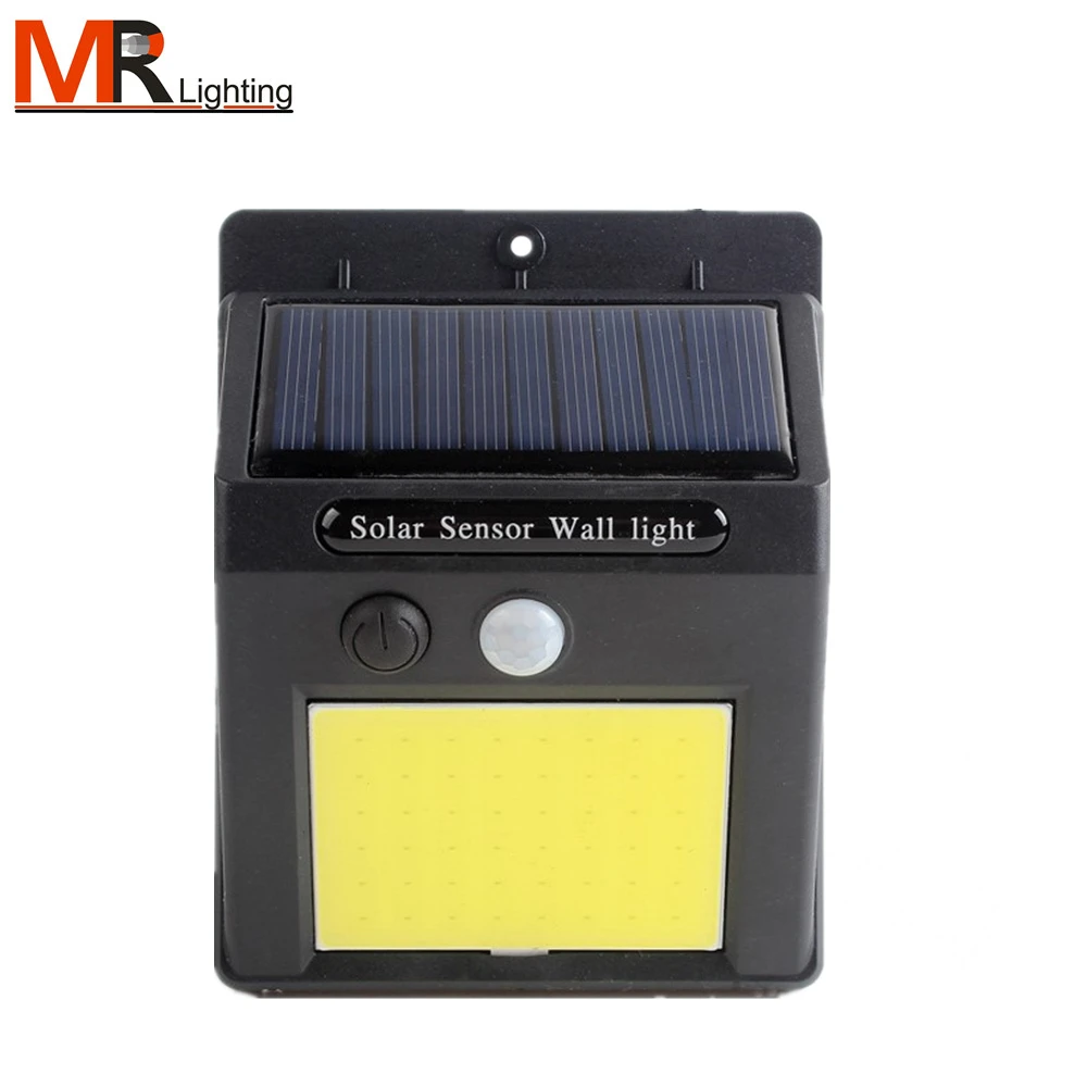 Intelligent Energy-saving Wireless Waterproof outdoor 120 degree Motion angle led Solar sensor light garden solar induction lamp