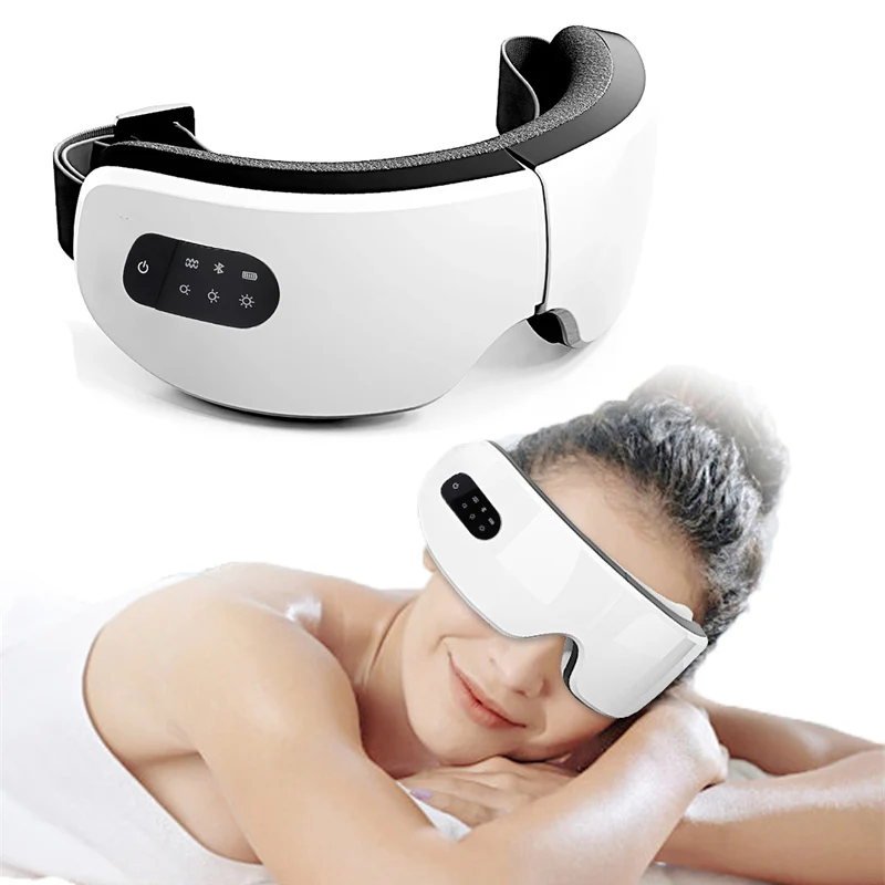 Multifunction Intelligent Smart Vibration Heating Eye Massager Massage Products 3D Heated Steam Eye Mask