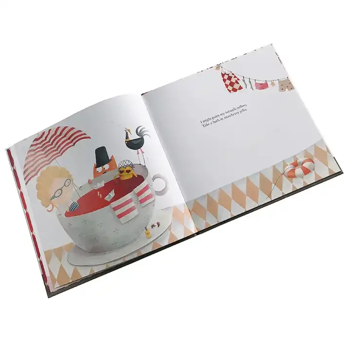 Delivery Fast Full color custom hardcover children story educational book