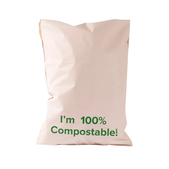 Custom compostable biodegradable plastic mailing bags poly mailer shipping bags