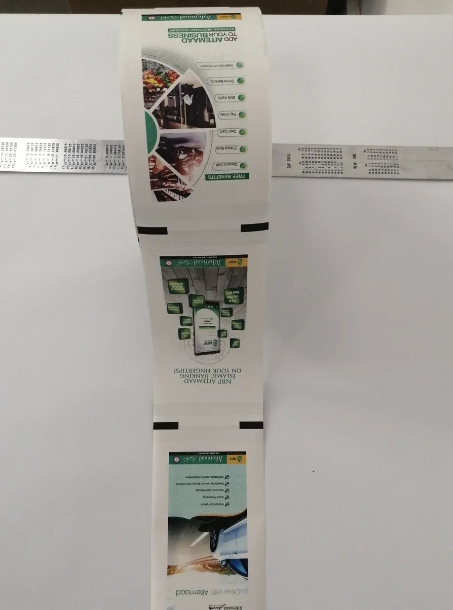 Hot Sale POS Printer Receipt Paper Roll ATM Thermal Roll 57mmx15m Size