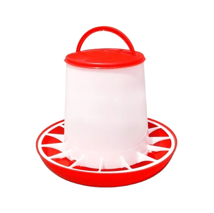 Poultry Feeding Drinker Plastic Chicken Feeder Animal Feeders for Broiler