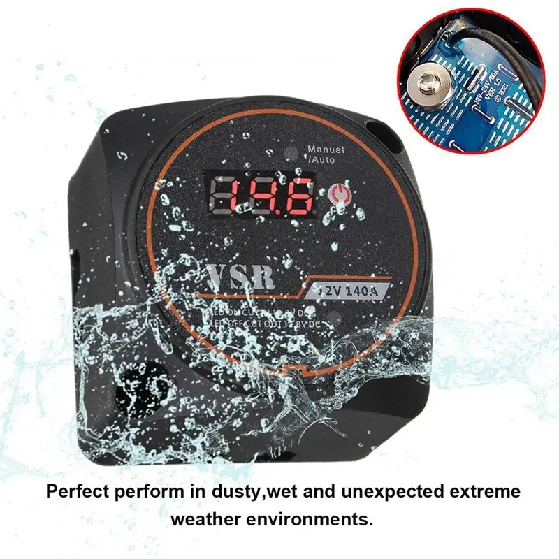 New model factory wholesale 24V dual battery isolator smart controller dual battery separator for cars boats RVs and yachts