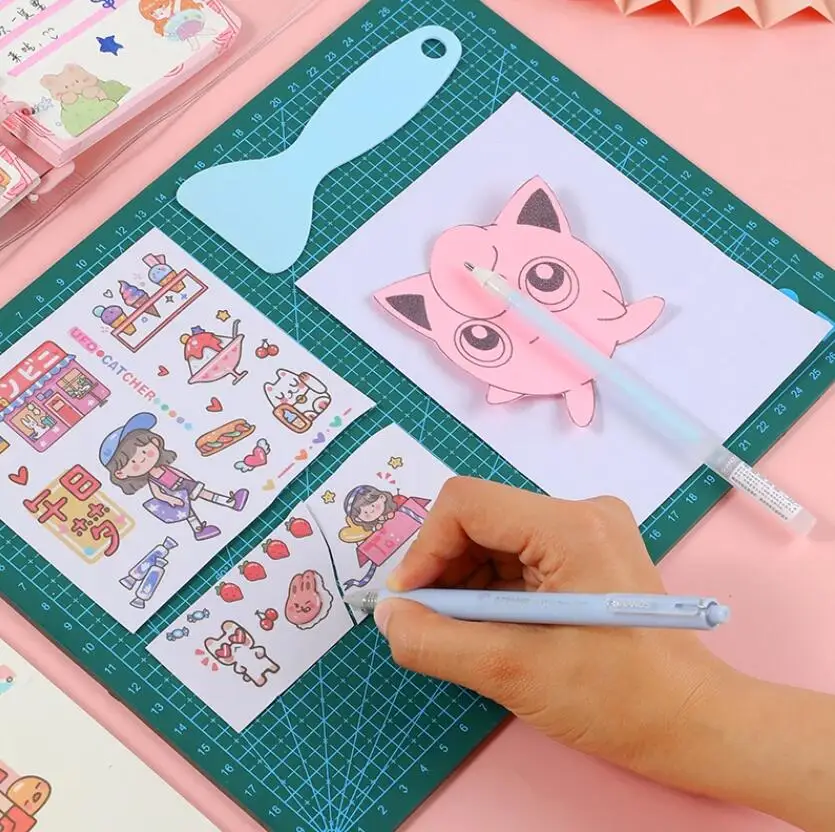 Precision Craft Tool Kit Precision Craft Utility Knife Tweezers Shovels Glue Pens for Cutting lettering splicing emboss