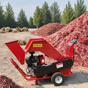 CE certified large capacity wood crusher Efficient forest power cyclone wood crusher