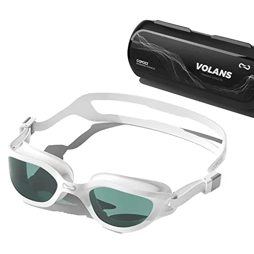 Professional Training Customized Logo Swimming Goggles No Leaking Anti Fog Uv Protection Adult Swim Goggles With Black Strap Oem