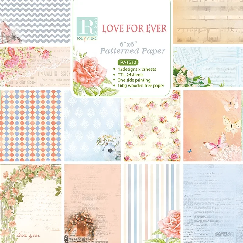 
patterned paper cardmaking 6