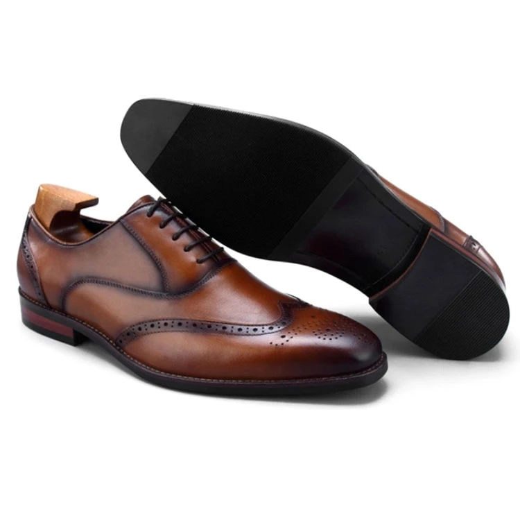 Online Shopping Formal Men Patent Leather Shoes for Men Original Leather Shoes New Year Gift