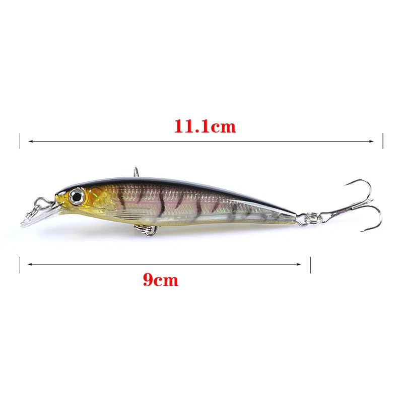 Jetshark 8colors 9cm/7.3g Long Casting Sinking Minnow Hard Fishing Lure floating minnow lure