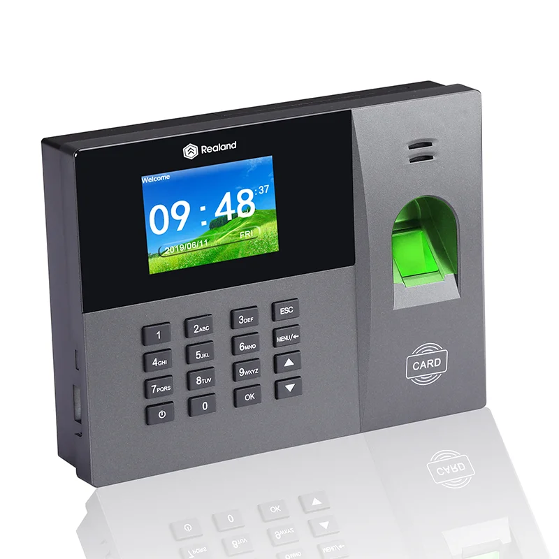 Free Sdk Desktop Smart Biometric Staff RFID Time Recorder Clocking Management attendance machine fingerprint time