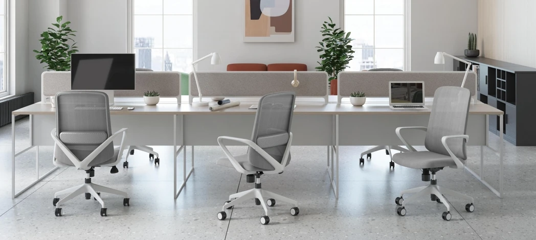 Adjustable 360 Rotation Work Chair Mesh Backrest Office Chair Back Frame Mute Aluminum Alloy Feet Ergonomic Office Mesh Chair
