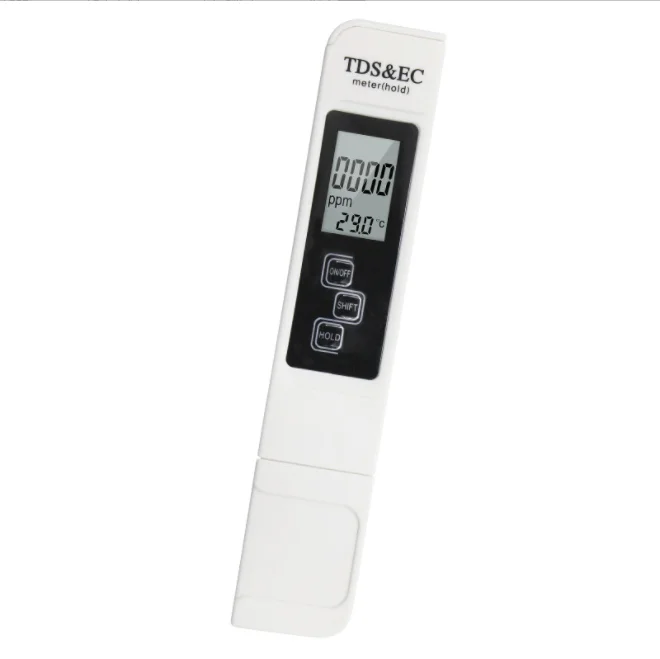 Newest 3 In1 Digital Water Quality Tester TDS EC Meter Range 0-9999 Multifunctional Water Purity Temperature Meter