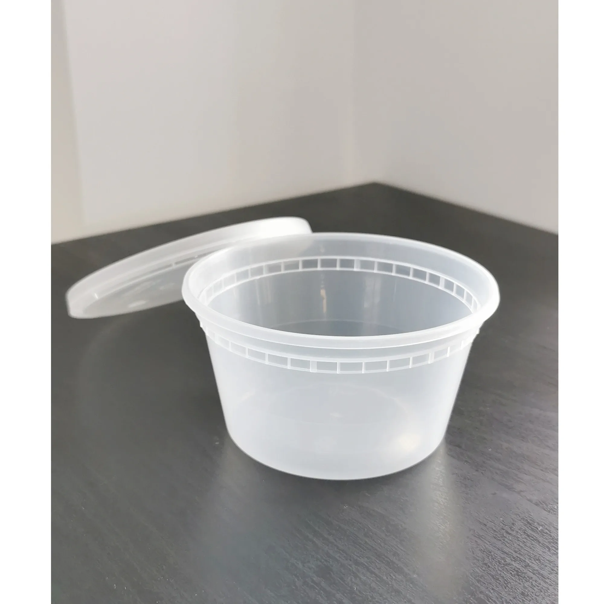 Plastic Deli Food Storage Cup Containers with Lids