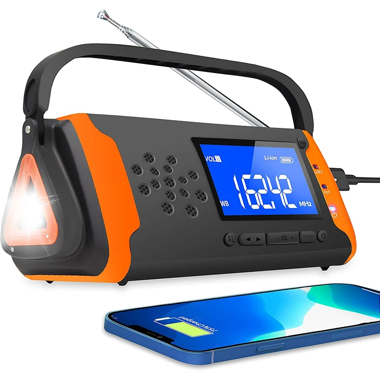 MEDING USA Hot  Am/Fm Noaa Weather Alert Radio With Dynamo Flashlight