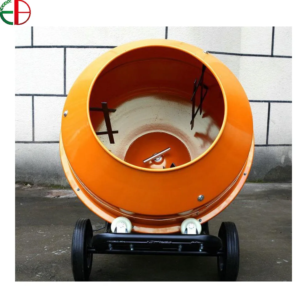 CE approved mini electric portable cement concrete mixer with two wheels