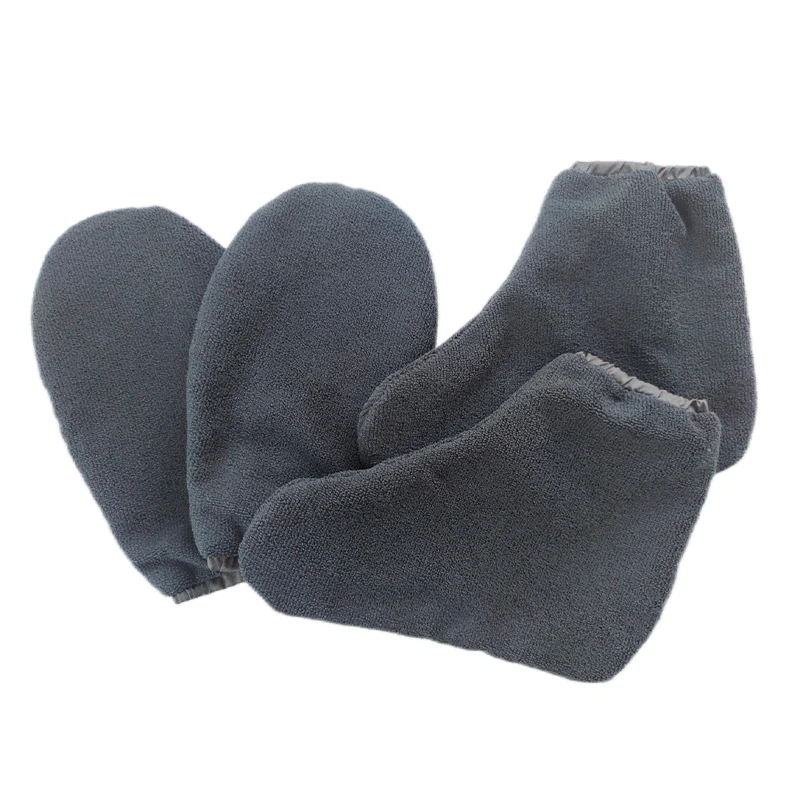 Professional Thick Heat Therapy Insulated Soft Treatment Mitts Foot Spa Cover For Women