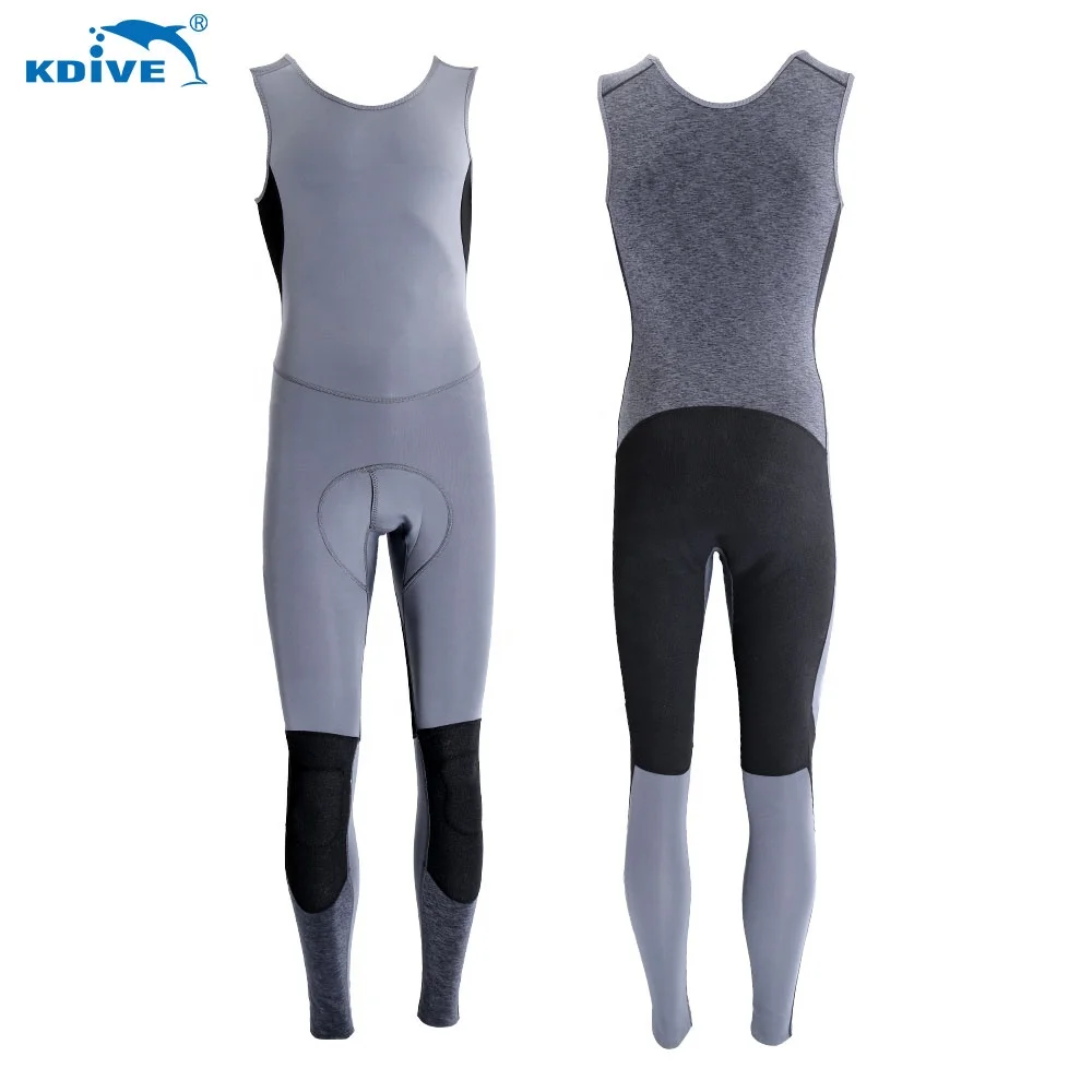KDIVE Customized 1.5mm Neoprene Long John  Wet Suit Super Stretch Diving Surfing  Longjohn Wetsuit for Man