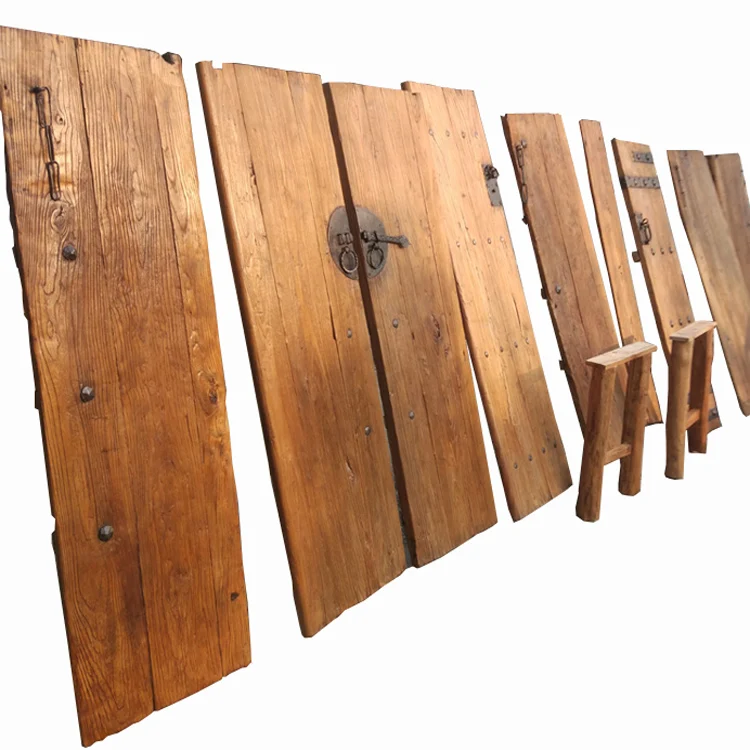 
Chinese other antique furniture sets solid retro wood table desk plate boards doors outdoor garden dinning coffee wooden tables 