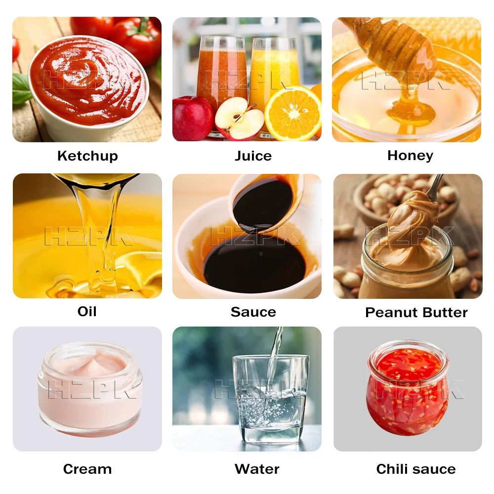 HZPK small scale bottle lube oil plastic bottle high viscosity liquid filling and packing machine manufacturer