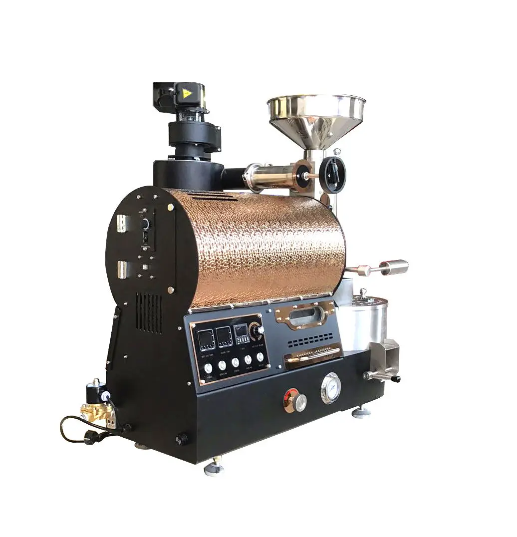 Wintop Roasting Machine Coffee  220V Stainless Steel 1kg Coffee Roaster Gas Commercial Coffee Roasters with Great Price
