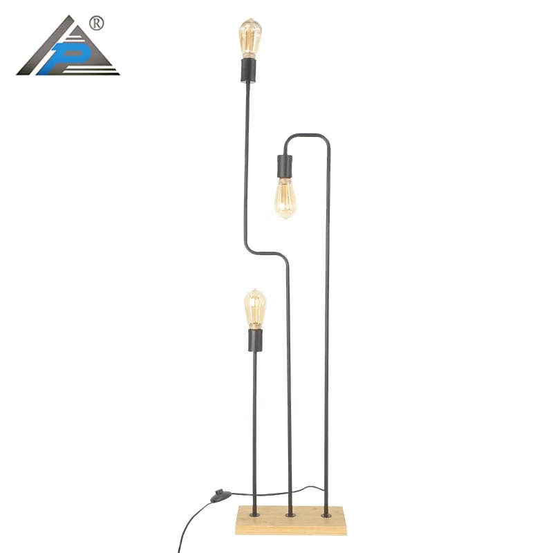 Hotel Decor Nordic Minimalist LED Standing Corner Floor Lamp Modern Silhouette Metal Floor Lighting for Bedroom Living Room