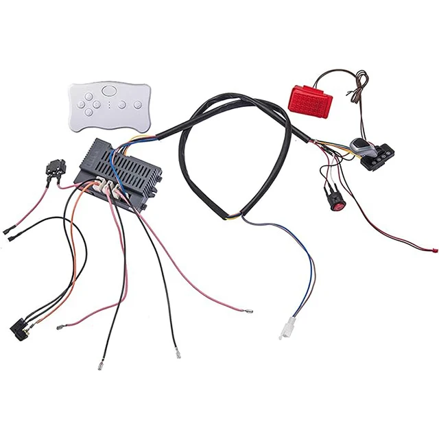 Low Price 12 Volt High Power Power Wheel Harness Kit Self-Made Children Electric Car Full Set Wires DIY Switches