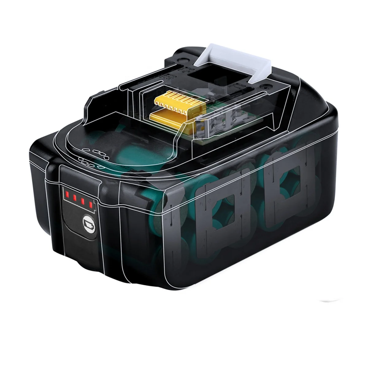 Zraco High quality Rechargeable 18V 5Ah 6Ah 18650 Batteries for Makita 18V Replacement Power Tools Battery Pack