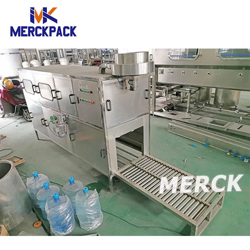 5 gallon bucket water washing filling capping machine 20liter barrel water bottling machine line bottle filler with sealer