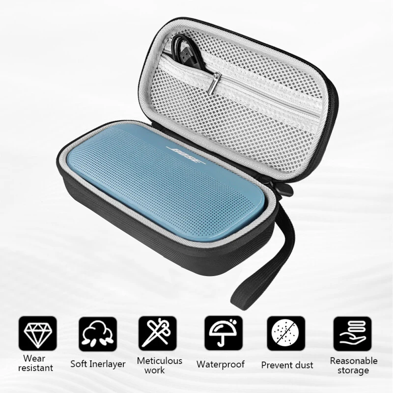 Earphone Micro Speaker Hard Casing Cover Portable Tribit Speaker Phone Cases Wireless Eva Speaker Case