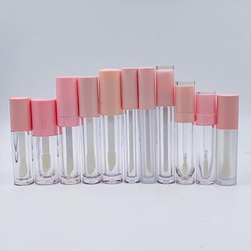 
Private Label Frost Clear Pink Lip Gloss Tubes 
