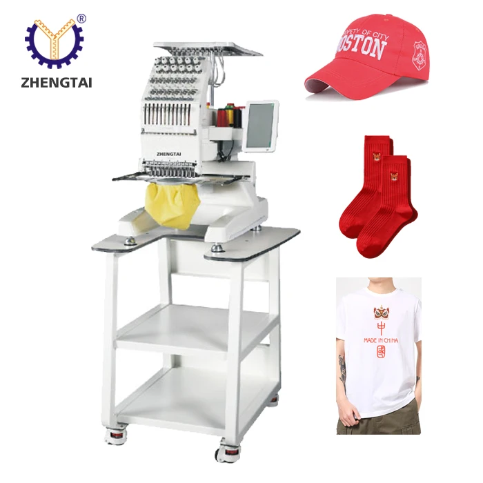 Zhengtai High Speed China Automatic Apparel Machinery Price Fabric T Shirt Hat Flat Multi Needle Embroidery Machine