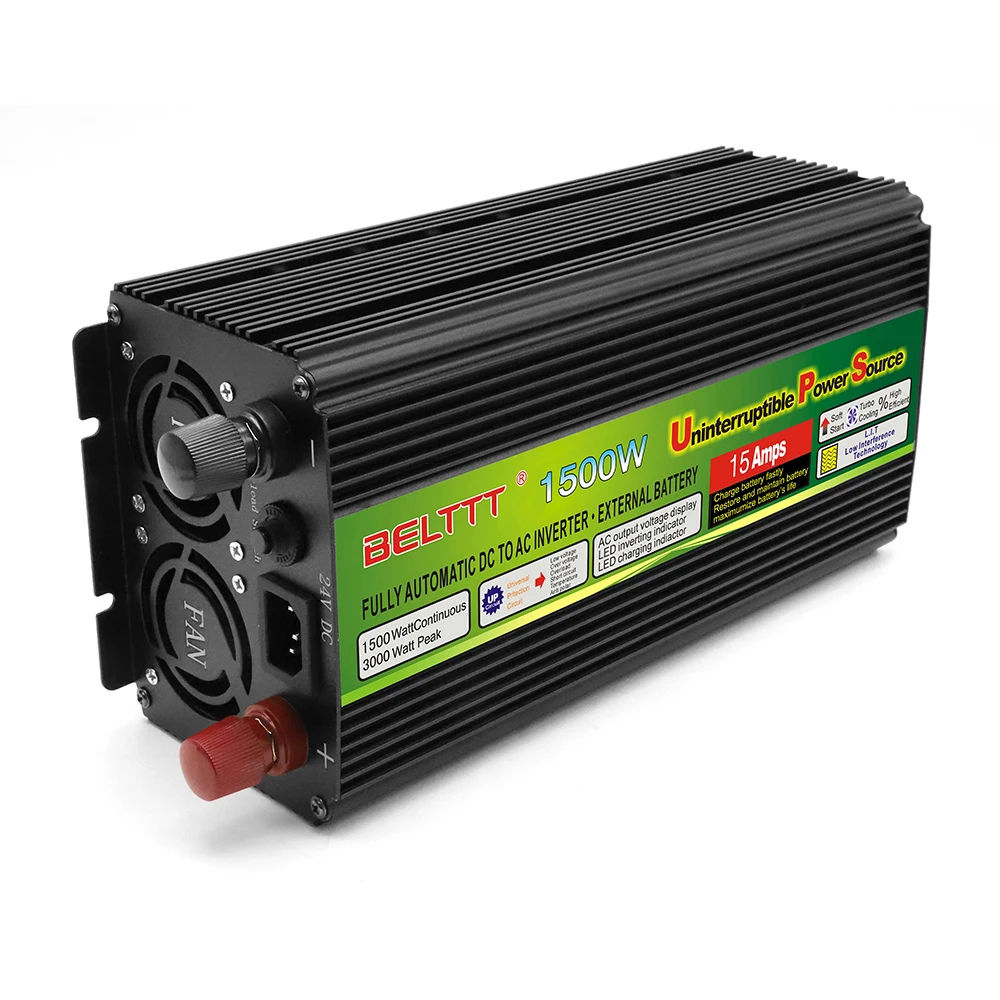 1500 watt Inverter for Home DC to AC 1500w Power Inverter with Charger