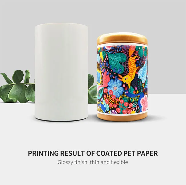 Self Adhesive Inkjet printable Vinyl Roll waterproof holographic label Inkjet Printing paper