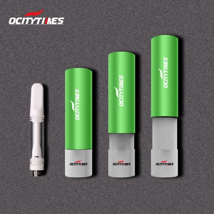 Black ceramic coil Full white 1ml vape pen cartridge all 510