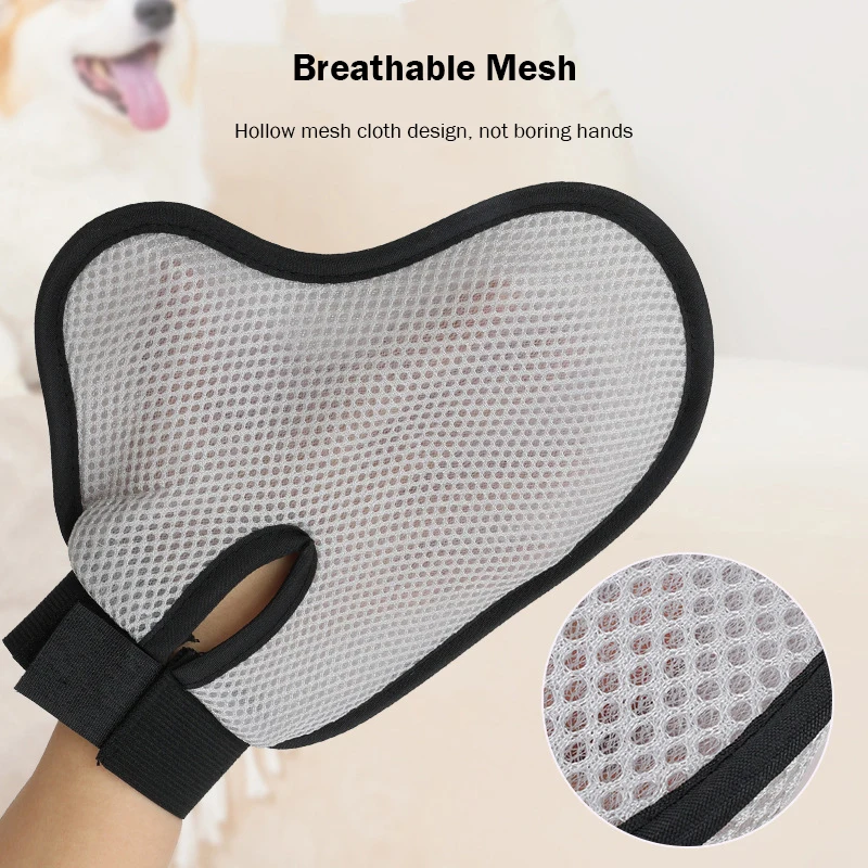 Wholesale Multifunction Cat Hair Cleaning Glove Dog Grooming Glove Pet Hair Remove Deshedding Brush Glove