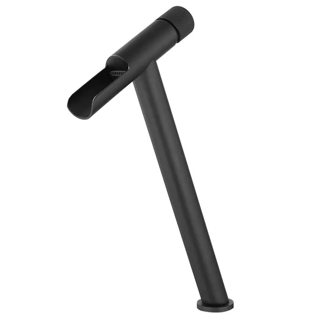 Simple wind new brass modern single hole design basin faucet waterfall faucet