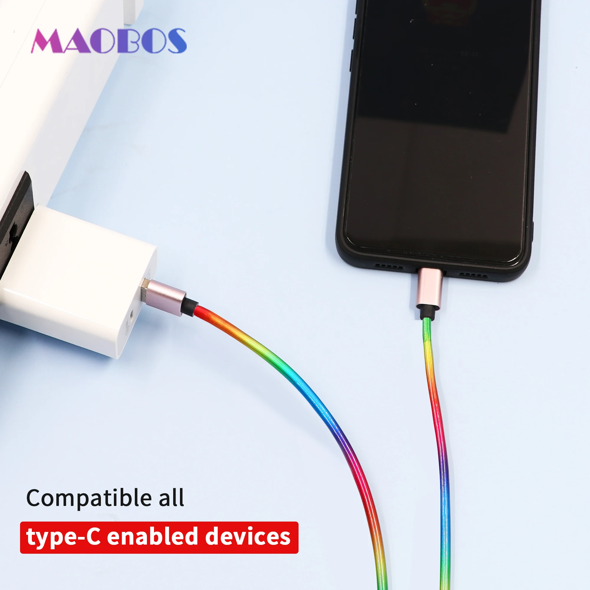Free Shipping USB Fast Charger Micro Usb Type-C Charging Data Cable 3ft/6ft/10ft For Mobile phone