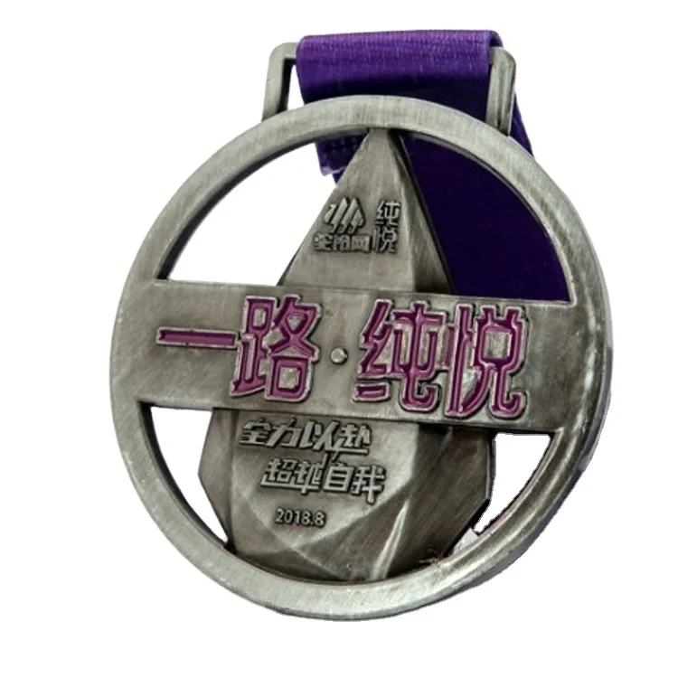wholesale metal blank ribbon hanger Gold Silver Bronze Sports 3D Medals Custom Medal