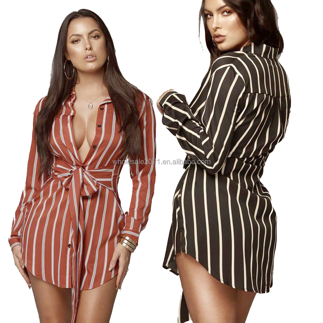 
2021; Лидер продаж; Женская обувь; Сезон весна-лето; Модная повседневная обувь; Пикантная обувь в полоску на бретелях талии платье-рубашка; Высокое качество, костюм, оптовая продажа 