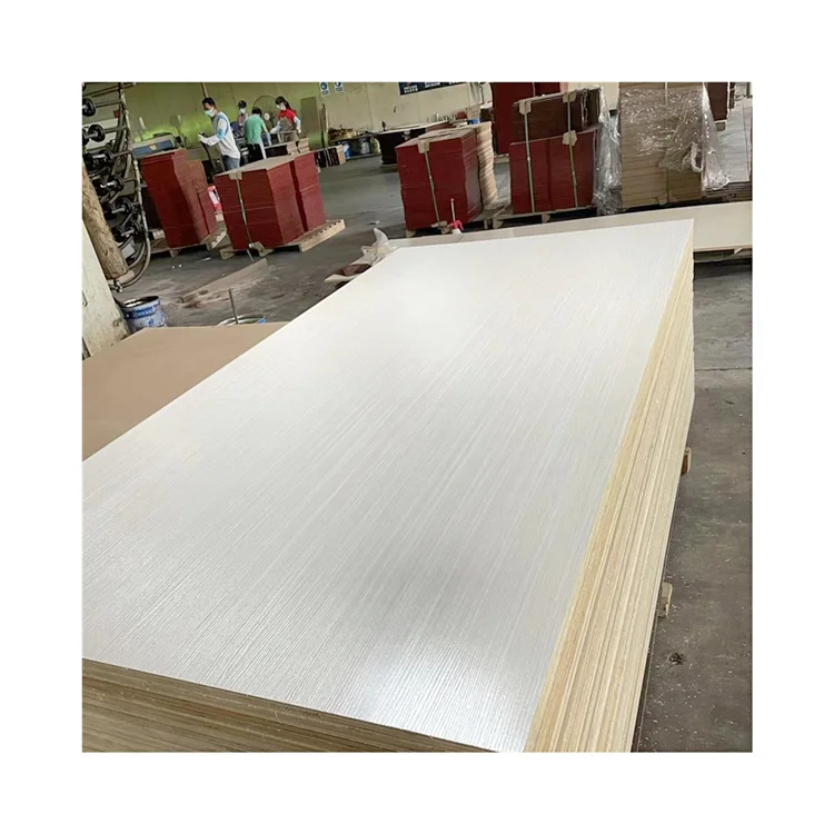 QX-M4 High quality cheap price 1220*2440mm/1220*2800mm white 15mm 18mm melamine mdf board