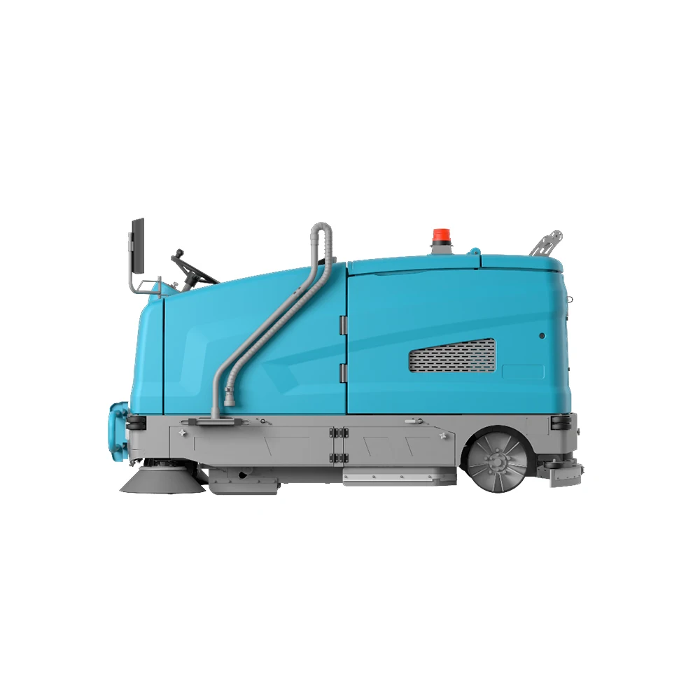 CLEANVAC WB1500C Ride-on battery electric operated road floor sweeper