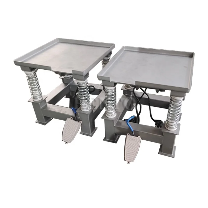 High Efficiency Vibrating Table / Vibrating Table For Chocolate / Vibrating Table Machine