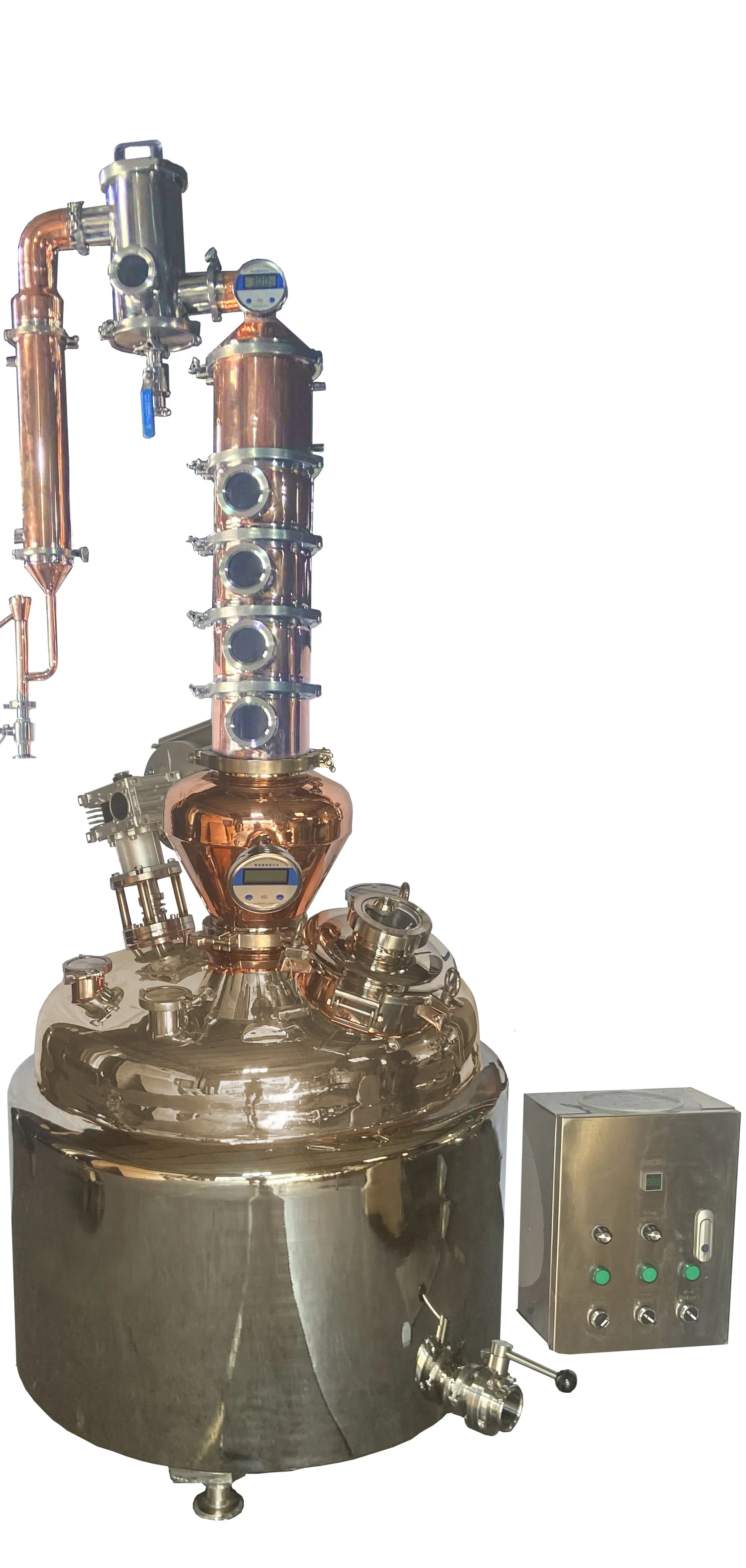 200L Distillery Copper Still Pot  Distillation Equipment