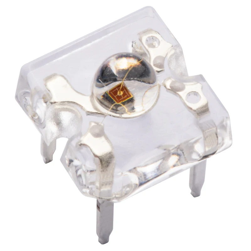 Двухцветный светодиод с прозрачными линзами