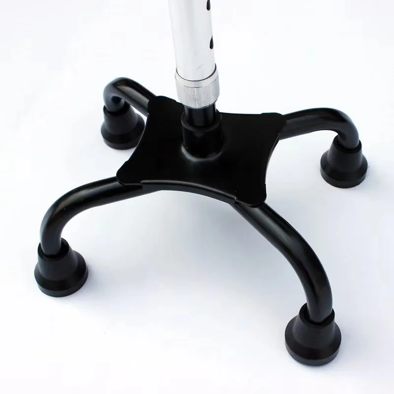 Four leg antiskid crutches and stable retractable walking aid walking stick for elderly